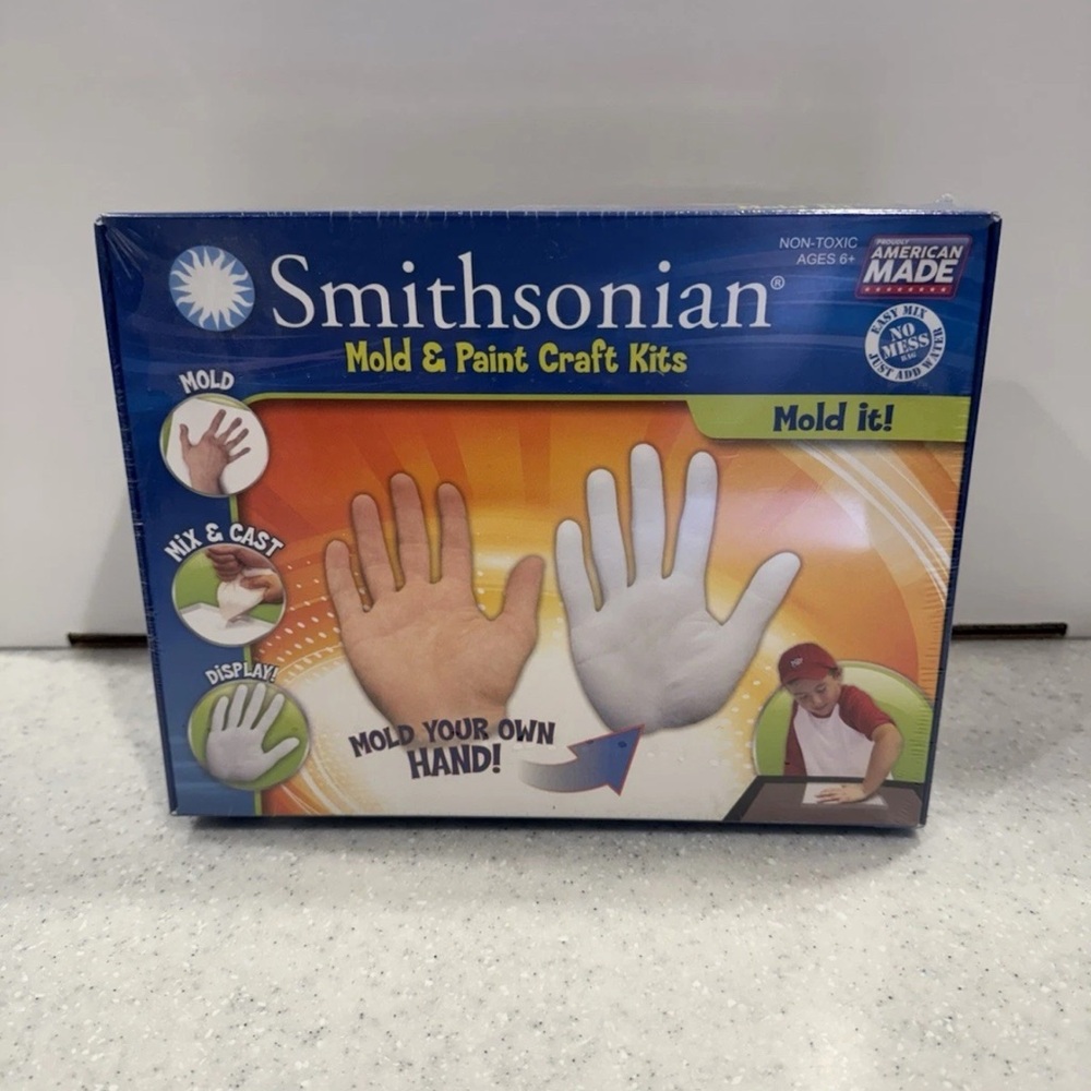 New Smithsonian Mold & Paint Craft Kits